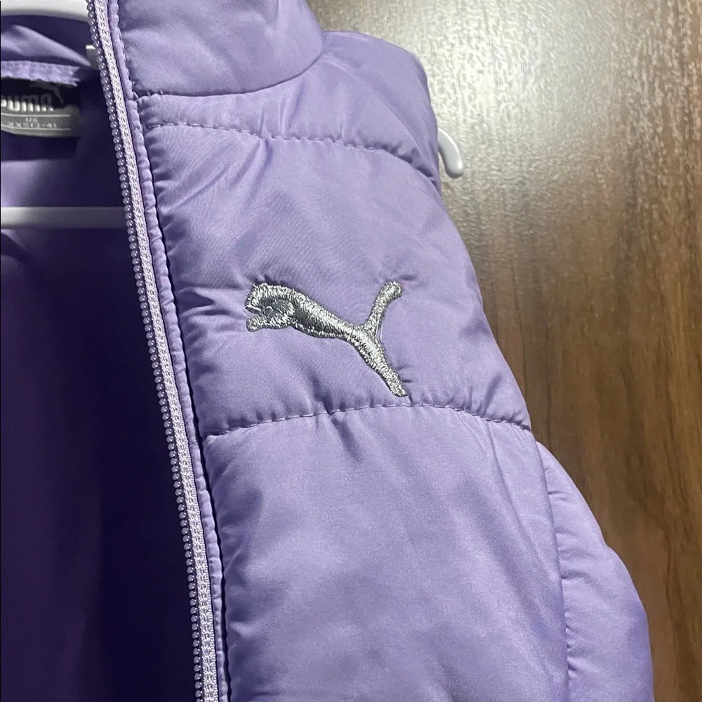 Puma Kids Lavender Puffer Vest